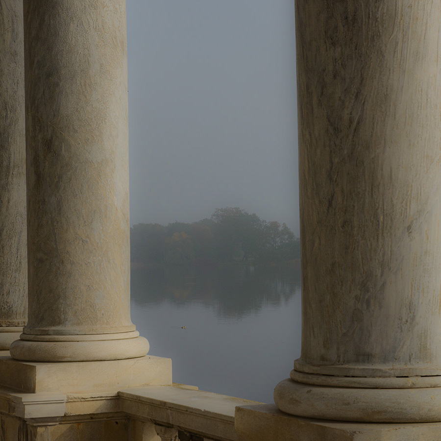 Blick vom Marmorpalais über den Heiligen See