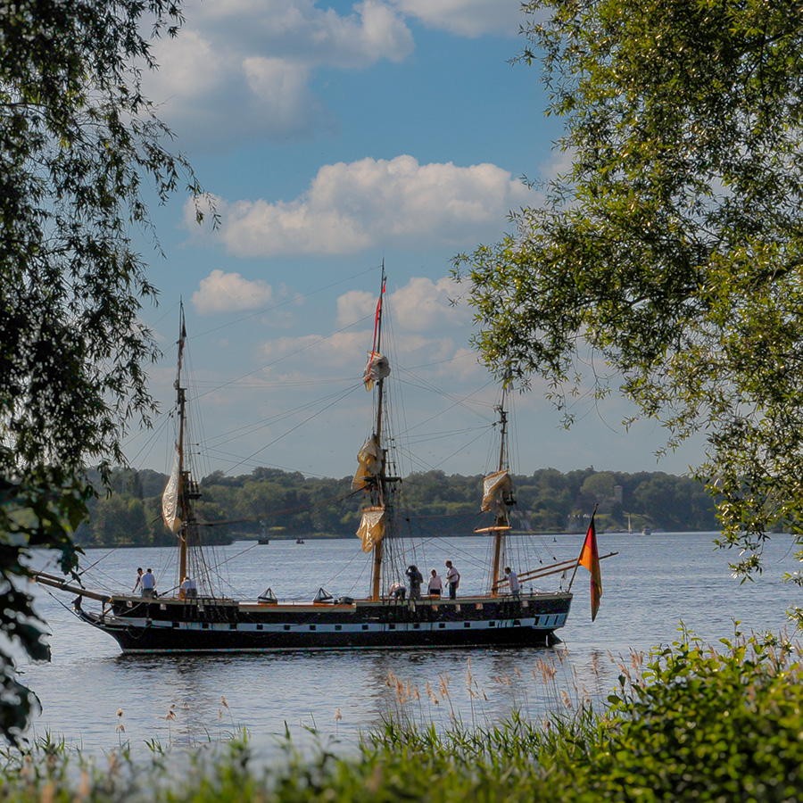 Die ROYAL LOUISE auf dem Jungfernsee