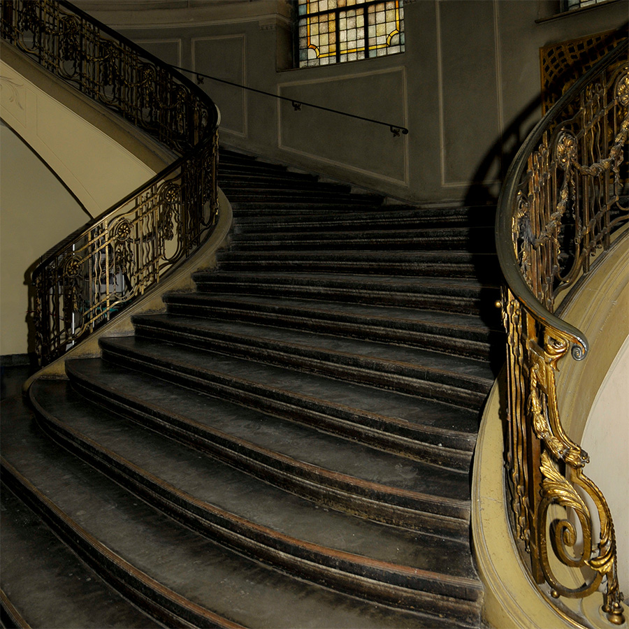 Treppe im historischen Rathaus