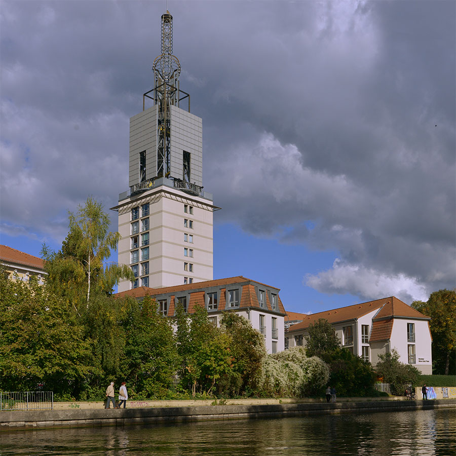 Die Heilig-Geist-Kirche von der Alten Fahrt